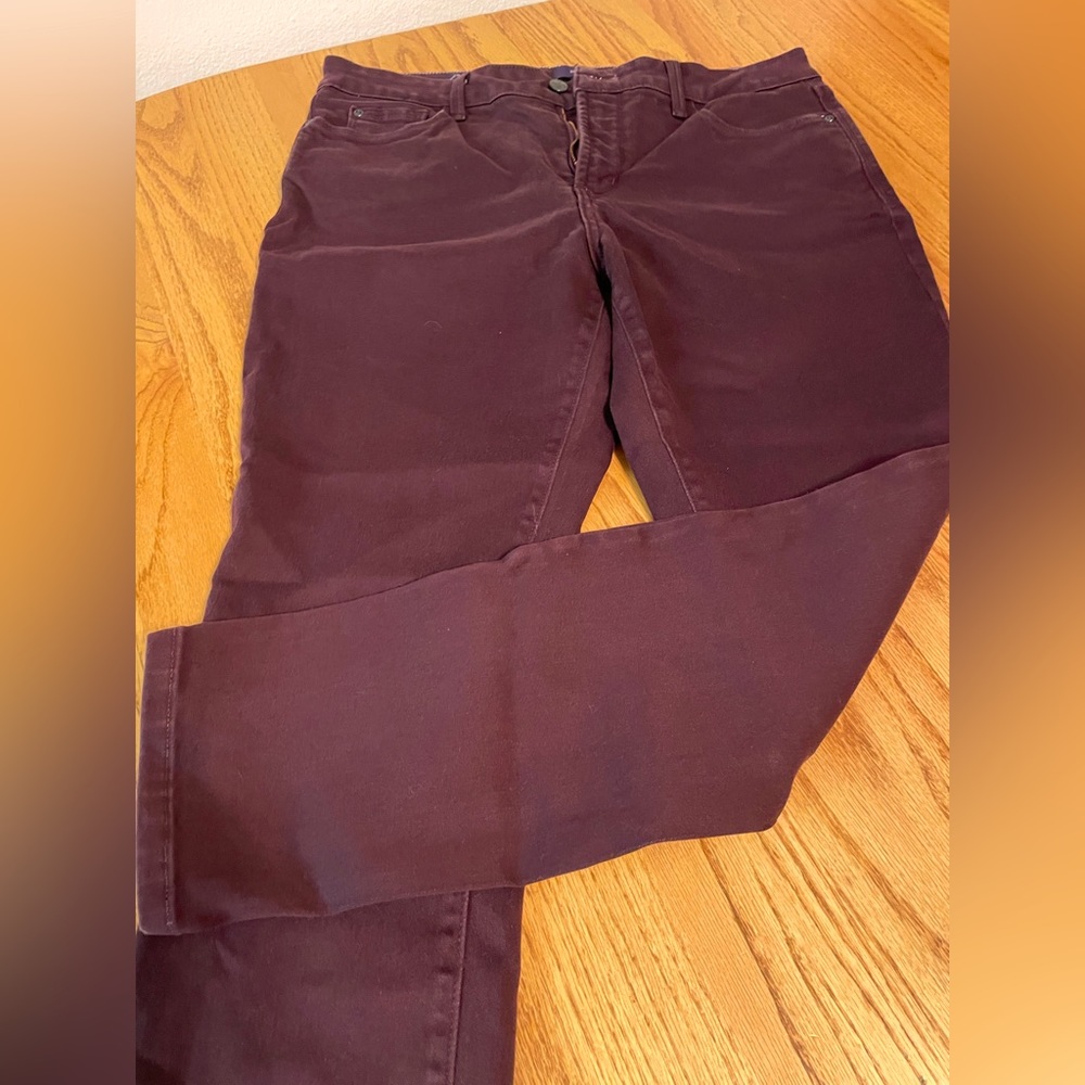 NYDJ size 14P Maroon jeans great condition!